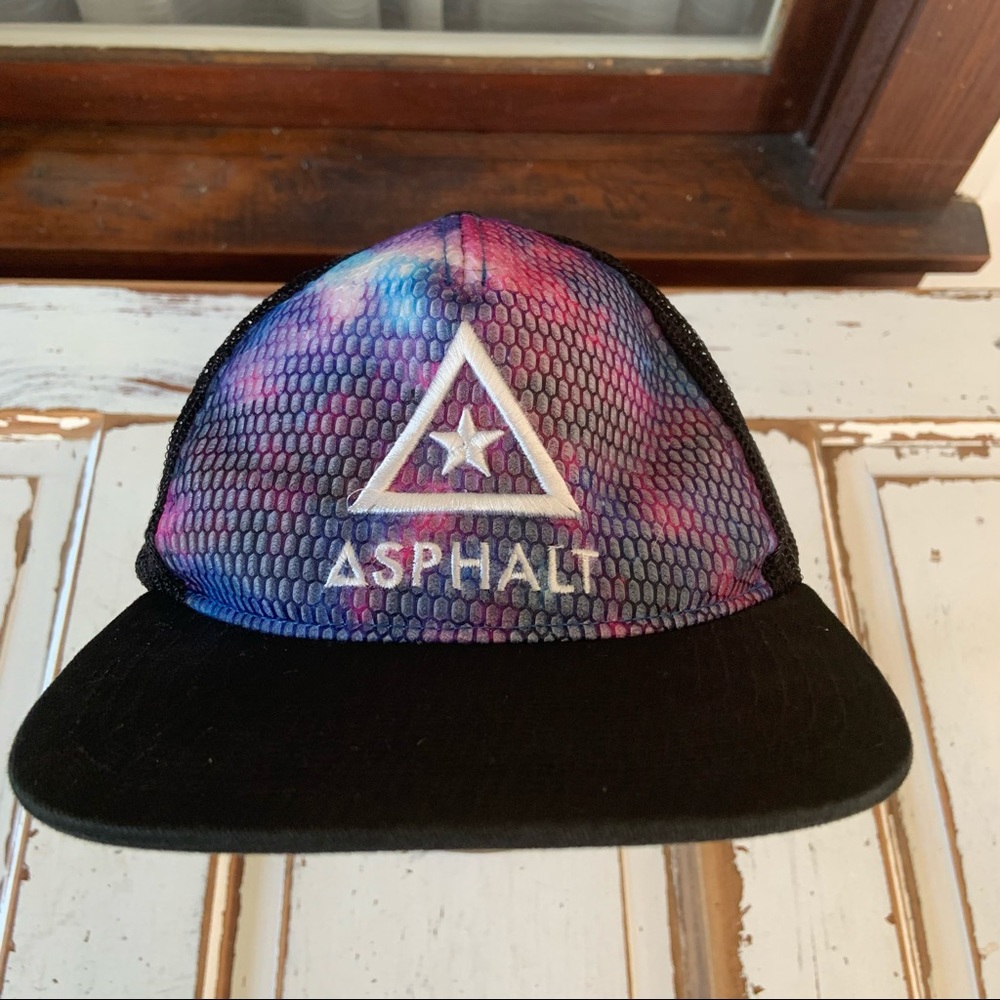 Asphalt Trucker Baseball Snapback Hat